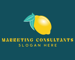 Lemon Fruit Market logo design