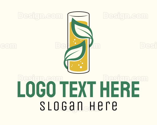 Organic Beverage Tea Logo