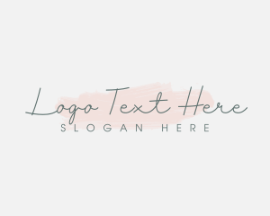 Generic Feminine Cursive  Logo