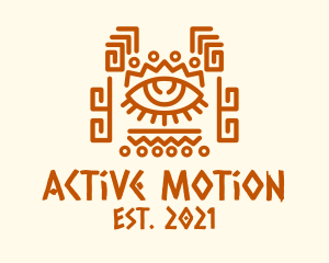 Ancient Tribal Eye logo design