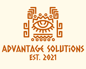 Ancient Tribal Eye logo design