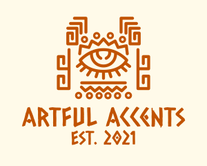 Ancient Tribal Eye logo design