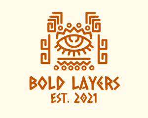 Ancient Tribal Eye logo design