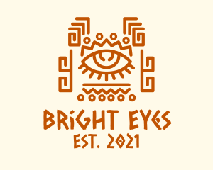 Ancient Tribal Eye logo design