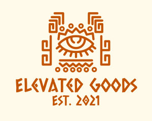 Ancient Tribal Eye logo design