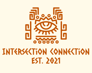 Ancient Tribal Eye logo design