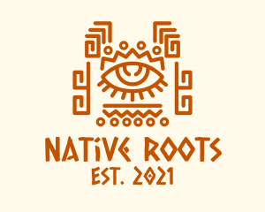 Ancient Tribal Eye logo design