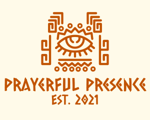 Ancient Tribal Eye logo design