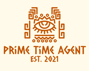 Ancient Tribal Eye logo design