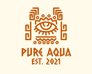 Ancient Tribal Eye logo design