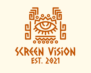 Ancient Tribal Eye logo design