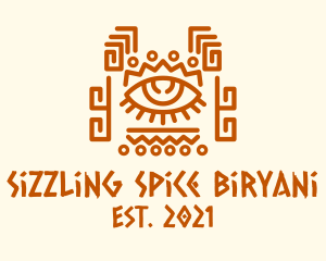 Ancient Tribal Eye logo design