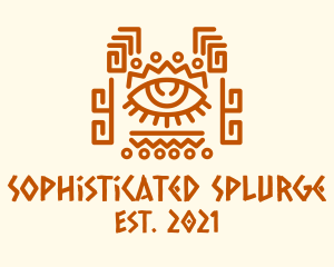 Ancient Tribal Eye logo design