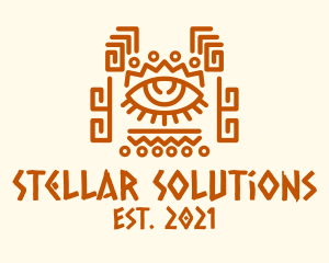 Ancient Tribal Eye logo design