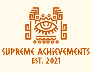 Ancient Tribal Eye logo design