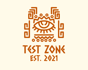 Ancient Tribal Eye logo design