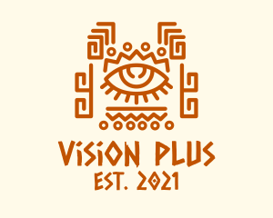 Ancient Tribal Eye logo design