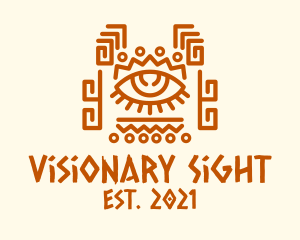 Ancient Tribal Eye logo design