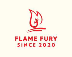 Fire Bird Torch logo design