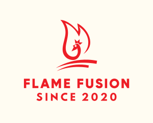 Fire Bird Torch logo design