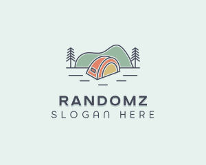 Tent Outdoor Scene Logo