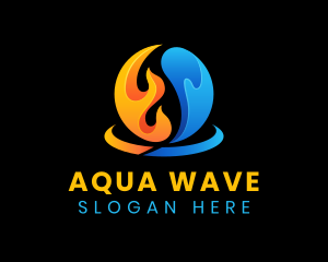 Fire Water Element logo