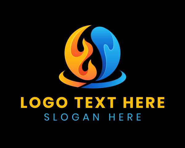 Warm logo example 2
