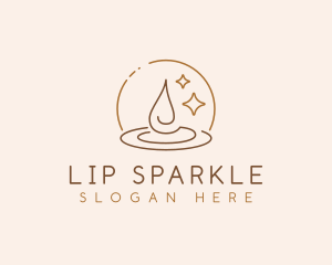 Candle Flame Sparkle logo design