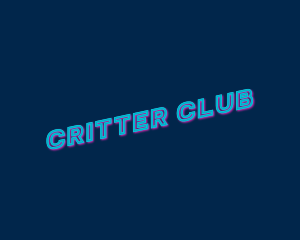 Neon Tilt Club logo design