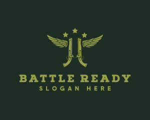 Military Gun Rifle logo