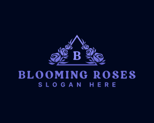 Floral Rose Decoration logo design