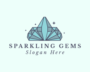 Sparkle Crystal Jewelry logo design