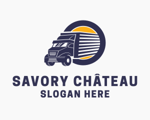 Truck Delivery Mover Logo