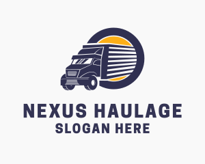 Truck Delivery Mover logo design