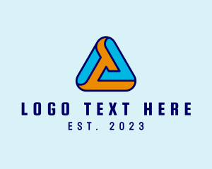 Pyramid Tech Letter A logo