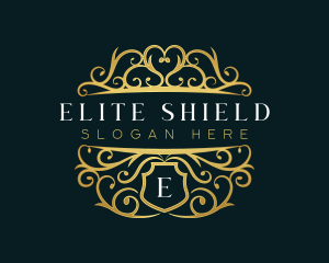 Shield Luxury Ornamental logo design