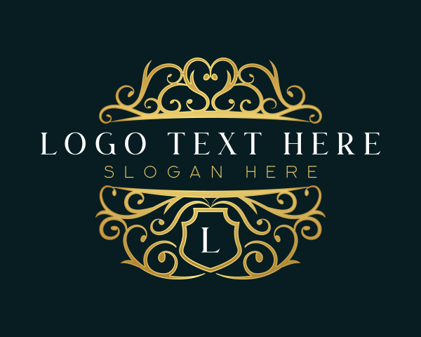 Shield Luxury Ornamental logo