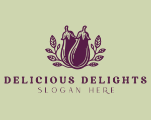 Organic Farm Eggplant logo