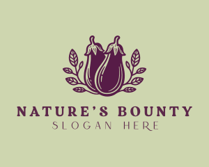 Organic Farm Eggplant logo