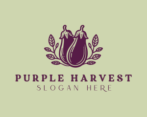 Organic Farm Eggplant logo