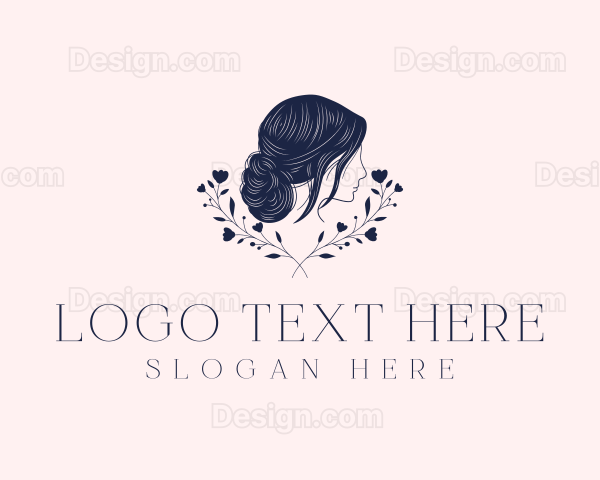 Wedding Hair Salon Logo