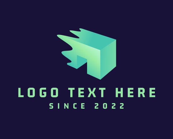 Block logo example 3