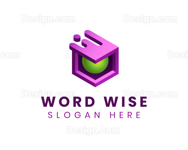 3D Cube Software Tech Logo
