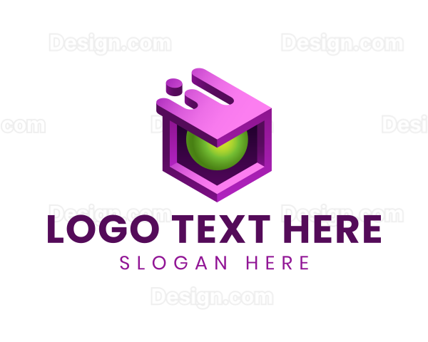 3D Cube Tech Solutions Logo
