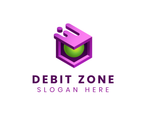 3D Cube Software Tech logo design