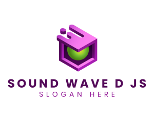 3D Cube Software Tech logo design