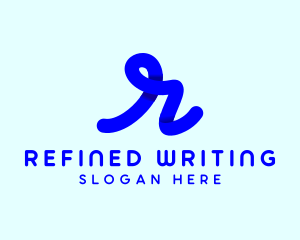 Generic Cursive Letter R logo design