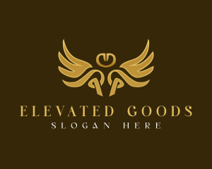 Angel Guardian Wings logo design