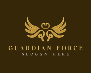 Angel Guardian Wings logo design