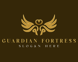 Angel Guardian Wings logo design